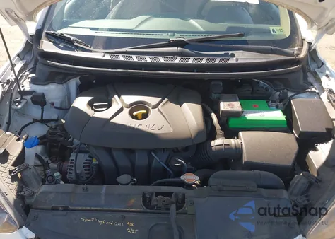 2012 Hyundai Elantra Gls from USA, damaged, VIN 5NPDH4AE1CH108601